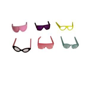 Vintage Barbie Ken Doll Sunglasses Glasses Lot Aviator Shield Wrapped Oversized